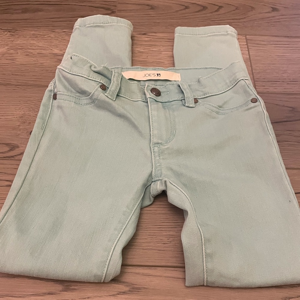 🌸Joe’s🌸 Sea Green Skinny Jeans Girl 6X